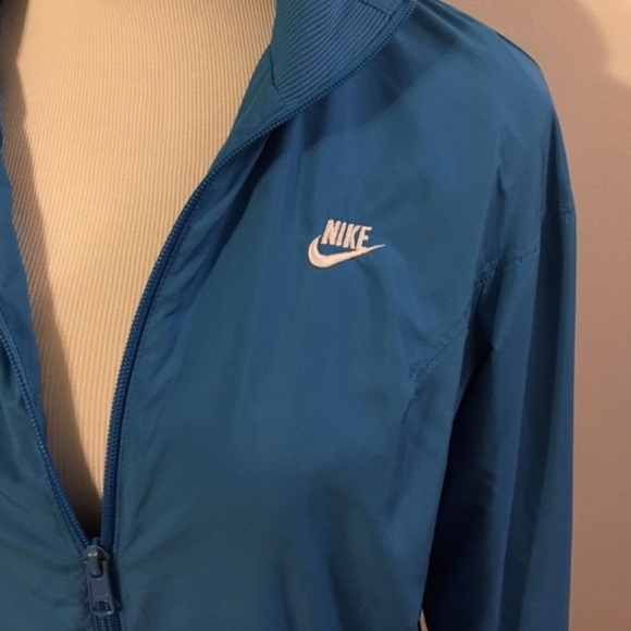 Nike Blue Windbreaker Zip-up - Picture 2 of 4